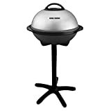 George Foreman, Silver, 12+ Servings Upto 15 Indoor/Outdoor Electric Grill, GGR50B, REGULAR