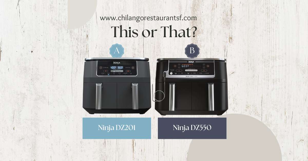 Ninja DZ201 and DZ550 Air Fryers