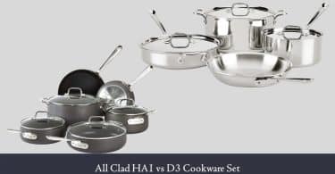 All Clad HA1 vs D3 Cookware Set