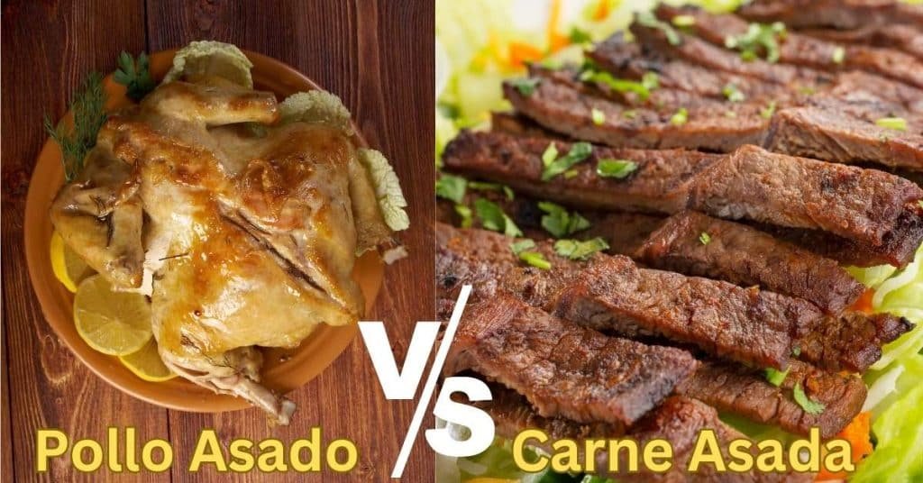 pollo asado vs carne asada