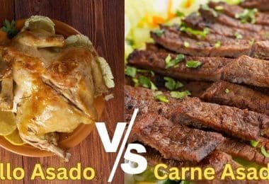 pollo asado vs carne asada